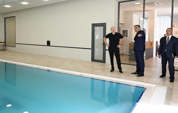Prezident Xankəndidə əsaslı təmir və bərpadan sonra “Palace” hotelinin açılışında iştirak edib - FOTO - YENİLƏNİB