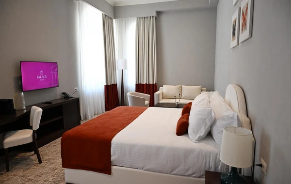 Prezident Xankəndidə əsaslı təmir və bərpadan sonra “Palace” hotelinin açılışında iştirak edib - FOTO - YENİLƏNİB