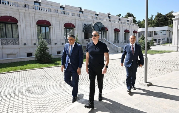 Prezident Xankəndidə əsaslı təmir və bərpadan sonra “Palace” hotelinin açılışında iştirak edib - FOTO - YENİLƏNİB