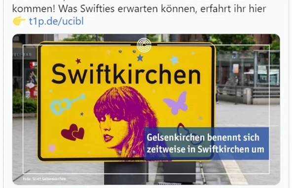 Almaniya bu şəhərin adını Teylor Sviftin adına uyğun dəyişdi - FOTO