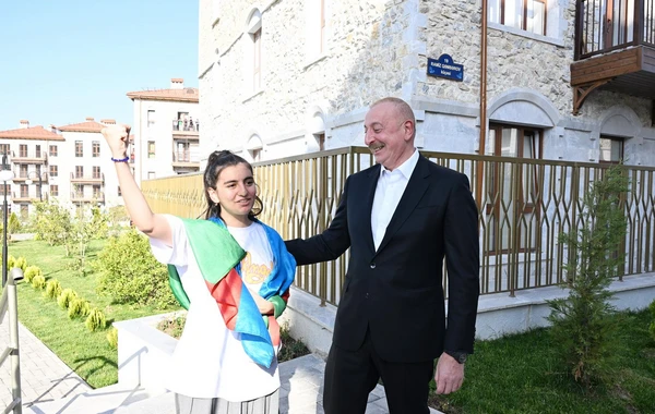Azərbaycan, Özbəkistan və Qırğızıstan prezidentləri Şuşada gəziblər - YENİLƏNİB - FOTO