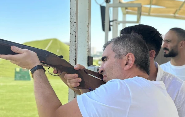 Azərbaycanın dövlət qurumlarının əməkdaşları arasında stend atıcılığı üzrə yarış keçirilib - FOTO