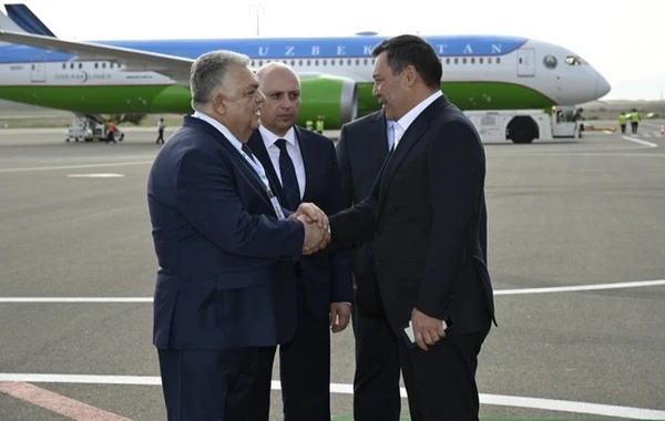Завершился визит президента Кыргызстана Садыра Жапарова в Азербайджан - ФОТО