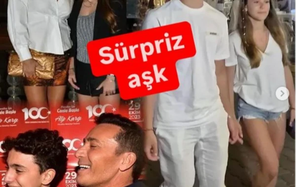 Mustafa Sandalın 15 yaşlı oğlu tanınmış aktrisanın qızı ilə sevgilidir - FOTO