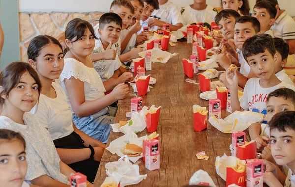 “McDonald's Azərbaycan” və Dövlət Sosial Müdafiə Fondu qazi övladları üçün unudulmaz istirahət təşkil edib - FOTO
