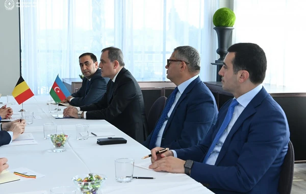 Ceyhun Bayramov belçikalı həmkarı ilə Azərbaycan-Ermənistan sülh prosesinin hazırkı vəziyyətini müzakirə edib - FOTO