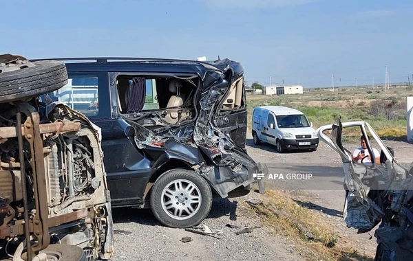 Bakı-Qazax yolunda qəza olub, 9 nəfər xəsarət alıb - FOTO