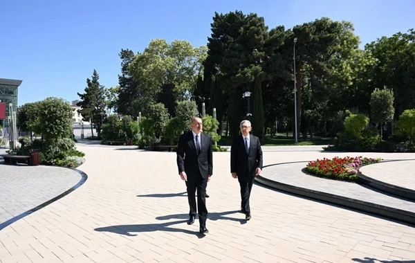 Ильхам Алиев принял участие в открытии парка Нариманова в Баку - ОБНОВЛЕНО + ФОТО