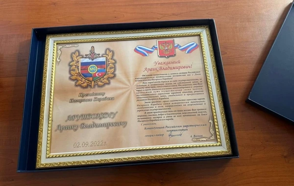 Rusiyasayağı sülhməramlılıq: General Volkov Arayik Arutyunyana nə yazıb? - FOTO