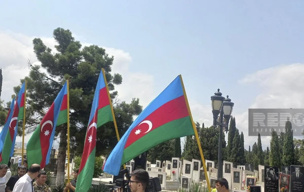 Gəncədə Birinci Qarabağ müharibəsinin şəhidi Akif Abbasov dəfn edilib -  FOTO - YENİLƏNİB