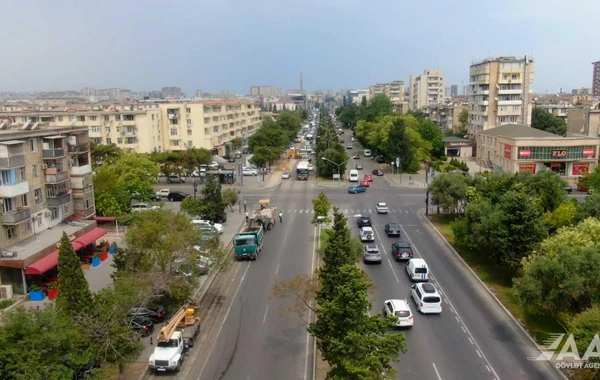 Bakıda bu küçənin bir hissəsi təmir olunur - FOTO/VİDEO