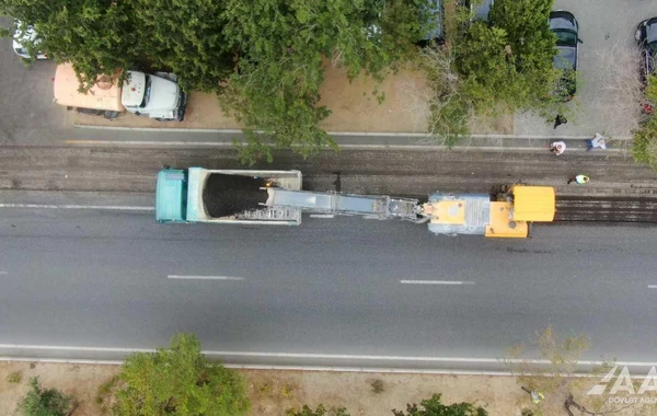 Bakıda bu küçənin bir hissəsi təmir olunur - FOTO/VİDEO