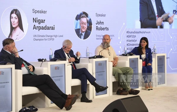 Şuşa Qlobal Media Forumunun yekun paneli baş tutub - FOTO