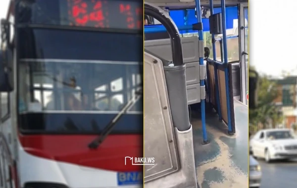 Заявление AYNA о плачевном состоянии автобуса в Новом Гюнешли - ВИДЕО - ОБНОВЛЕНО