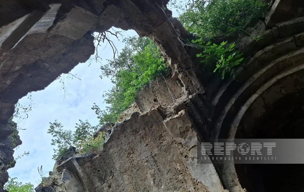 Şəkidə dövlət mühafizəsində olan min illik məbədin bərpaya ehtiyacı var - FOTO