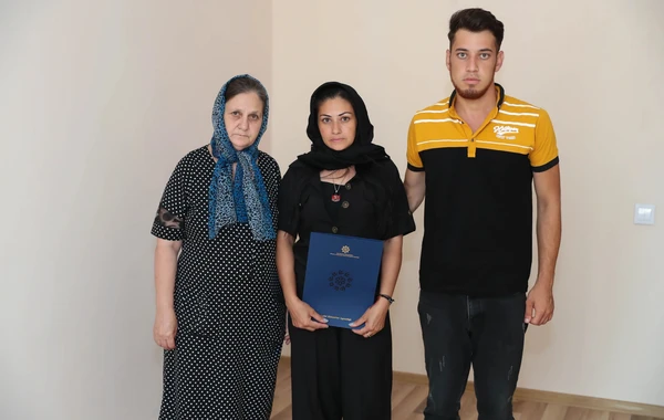 Şəhid ailələri və müharibə ilə əlaqədar əlilliyi olan şəxslərə daha 200 mənzil verilib - FOTO
