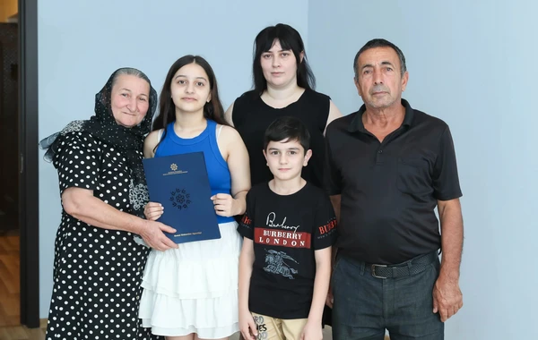Şəhid ailələri və müharibə ilə əlaqədar əlilliyi olan şəxslərə daha 200 mənzil verilib - FOTO