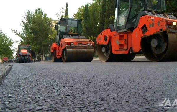 Bakının Xəqani küçəsində aparılan təmir işləri yekunlaşmaq üzrədir - FOTO/VİDEO