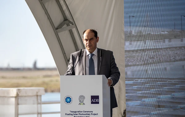 Böyükşor gölü üzərində 100 kVt gücündə pilot günəş enerjisi qurğusu istismara verilib - FOTO