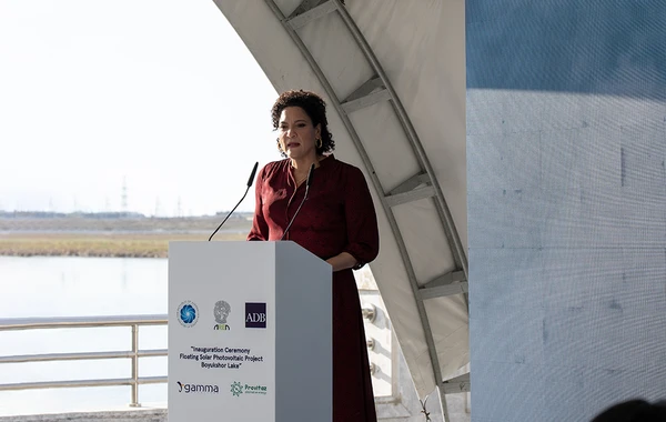 Böyükşor gölü üzərində 100 kVt gücündə pilot günəş enerjisi qurğusu istismara verilib - FOTO