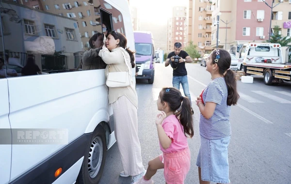 Növbəti köç karvanı Laçın şəhərinə çatıb - YENİLƏNİB - FOTO