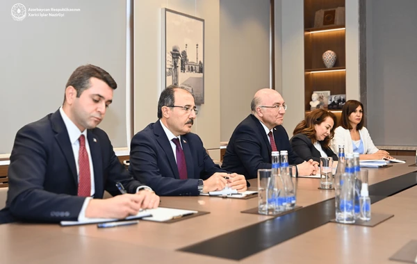 Ceyhun Bayramov Türkiyə XİN rəsmisini Ermənistanla normallaşma prosesi barədə məlumatlandırıb - FOTO