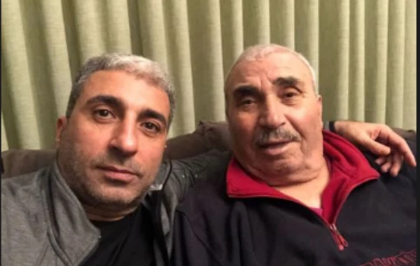 Rafael İsgəndərovun vəfat edən atası ilə görüntüləri - FOTO
