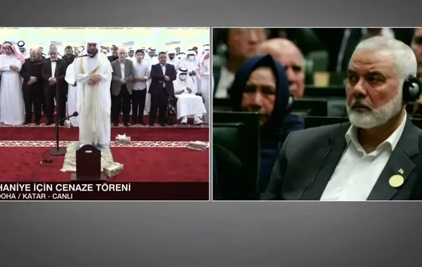 İsmayıl Haniyənin Dohadakı yas mərasimindən İLK GÖRÜNTÜLƏR - FOTO