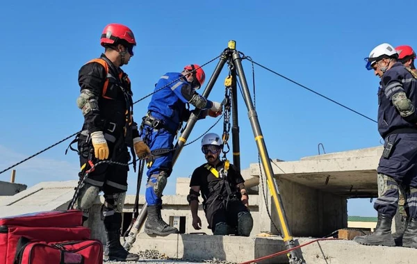 FHN-in Beynəlxalq Axtarış-xilasetmə Dəstəsi növbəti taktiki-xüsusi təlim keçirib - FOTO