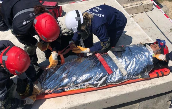 FHN-in Beynəlxalq Axtarış-xilasetmə Dəstəsi növbəti taktiki-xüsusi təlim keçirib - FOTO