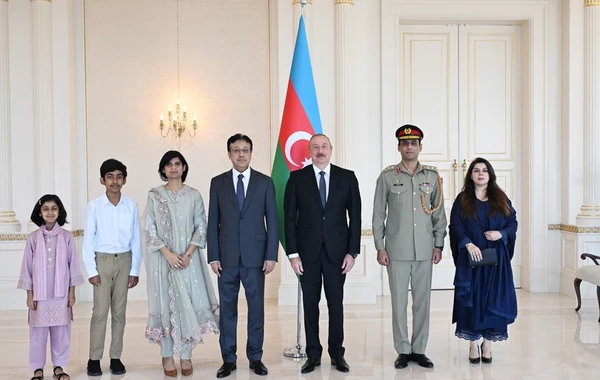 Azərbaycan lideri Pakistanın yeni səfirinin etimadnaməsini qəbul edib - YENİLƏNİB - FOTO