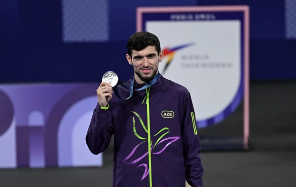 Paris-2024: Azərbaycan taekvondoçusu gümüş medal qazanıb - FOTO