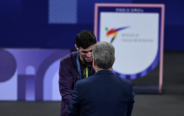 Paris-2024: Azərbaycan taekvondoçusu gümüş medal qazanıb - FOTO
