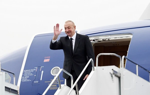 Azərbaycan Prezidenti İlham Əliyevin Qazaxıstana səfəri başa çatıb - FOTO