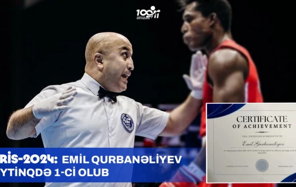 Azərbaycanlı referi Paris-2024-də ən reytinqli hakim seçilib