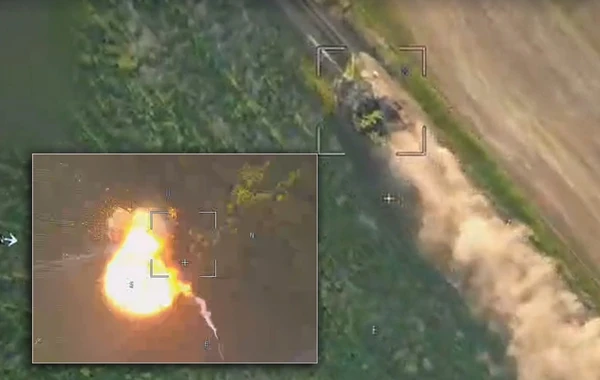 Kurskda Ukrayna ordusunun daha bir tankı vuruldu - VİDEO