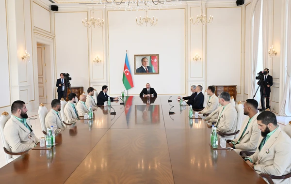 Президент принял завоевавших медали на летней Олимпиаде азербайджанских спортсменов и их тренеров - ОБНОВЛЕНО/ФОТО