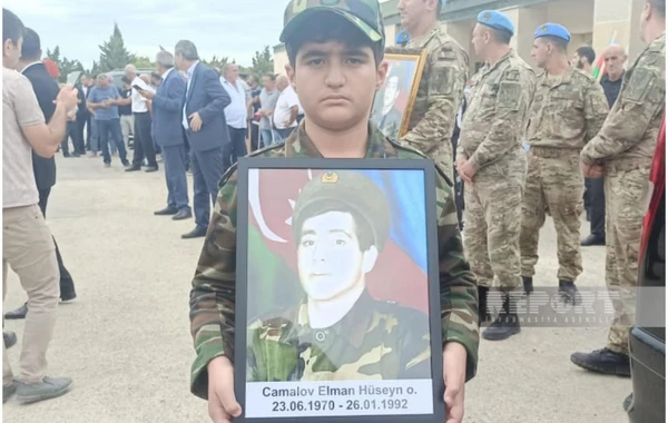 Abşeronda Birinci Qarabağ müharibəsinin dörd şəhidi ilə vida mərasimi keçirilir - FOTO