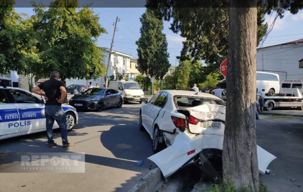Qaxda baş verən qəzada Türkiyə vətəndaşı xəsarət alıb - FOTO
