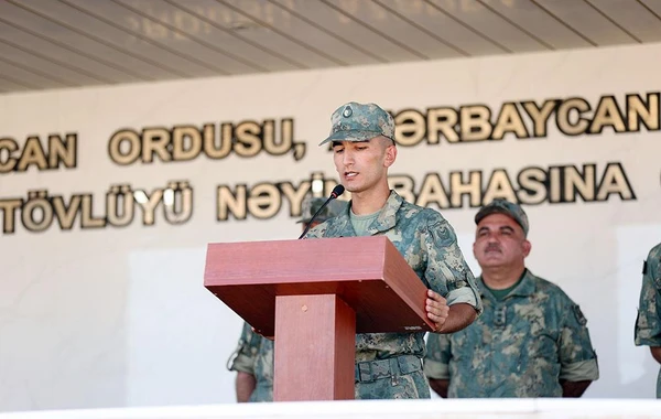 Azərbaycan Ordusunda andiçmə mərasimləri keçirilib - FOTO/VİDEO