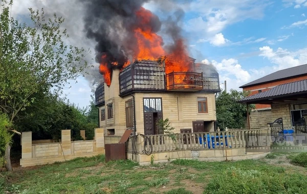 Masallıda yaşayış evi yanıb