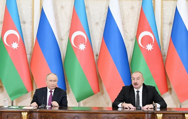 Azərbaycan və Rusiya prezidentləri mətbuata bəyanatlarla çıxış ediblər - YENİLƏNİB-2 - FOTO