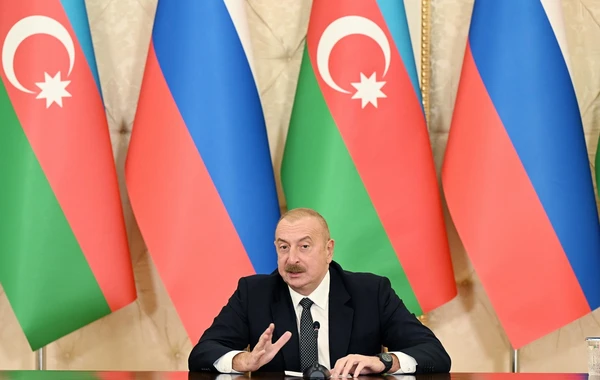 Azərbaycan və Rusiya prezidentləri mətbuata bəyanatlarla çıxış ediblər - YENİLƏNİB-2 - FOTO