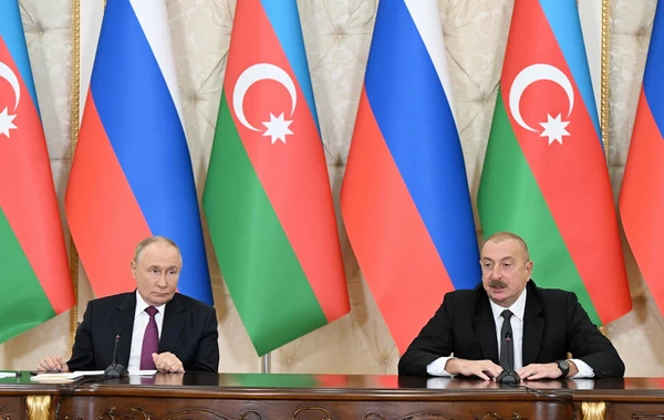 Azərbaycan və Rusiya prezidentləri mətbuata bəyanatlarla çıxış ediblər - YENİLƏNİB-2 - FOTO