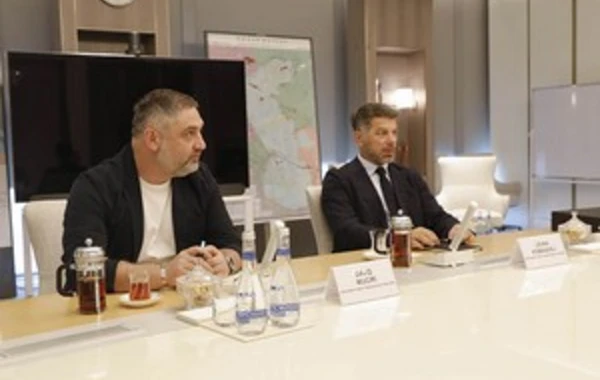 Rövşən Nəcəf Gürcüstan Futbol Federasiyasının prezidenti ilə görüşüb - FOTO