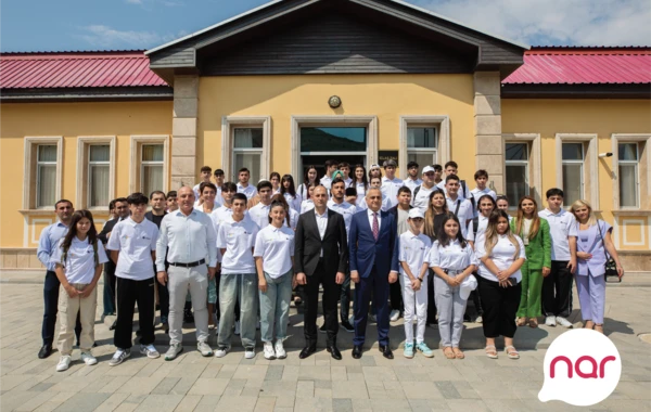 “Nar” “YAŞAT” Fondunun şəhid övladları üçün təşkil etdiyi düşərgəyə dəstək oldu