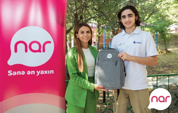 “Nar” “YAŞAT” Fondunun şəhid övladları üçün təşkil etdiyi düşərgəyə dəstək oldu