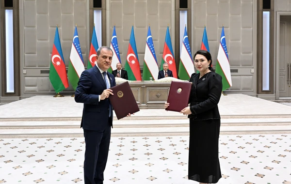 Azərbaycan-Özbəkistan sənədləri imzalanıb - YENİLƏNİB - FOTO