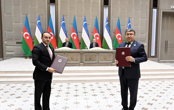 Azərbaycan-Özbəkistan sənədləri imzalanıb - YENİLƏNİB - FOTO