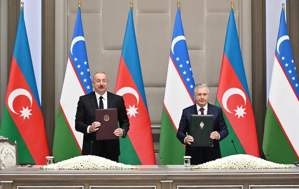 Azərbaycan-Özbəkistan sənədləri imzalanıb - YENİLƏNİB - FOTO